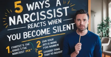 5 Ways a NARCISSIST Reacts When You become Silent